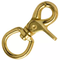 Mousqueton mexicain Laiton Plaqué 65 mm Mousqueton mexicain Laiton Plaqué 65 mm