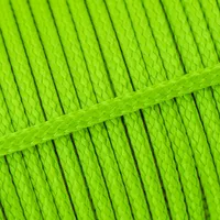 Vert Néon PPM Corde - Ø 4mm. (plane/sans noyau) Vert Néon PPM Corde - Ø 4mm. (plane/sans noyau)