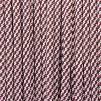 Cream & Burgundy Spiral Paracord 550 Type III Cream & Burgundy Spiral Paracord 550 Type III