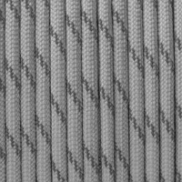 Reflectable Silver Grey Paracorde 550 Type III Reflectable Silver Grey Paracorde 550 Type III