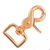 Mousqueton mexicain Rose Or 60 mm Mousqueton mexicain Rose Or 60 mm