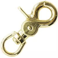 Swivel Eye Clip Carabiner 'Light Gold' 60 mm (B-Product) Swivel Eye Clip Carabiner 'Light Gold' 60 mm (B-Product)