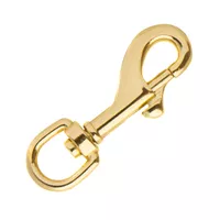 Swivel Eye Carabiner 'Light Gold' 65 mm Swivel Eye Carabiner 'Light Gold' 65 mm