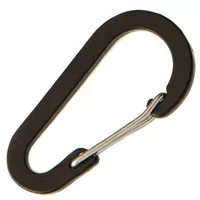 Karabiner 60 x 30 mm Schwarz Karabiner 60 x 30 mm Schwarz