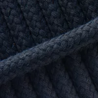 Braided Cotton Rope Dark Blue - 6 mm Braided Cotton Rope Dark Blue - 6 mm