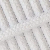 Braided Cotton Rope White - 6 mm Braided Cotton Rope White - 6 mm