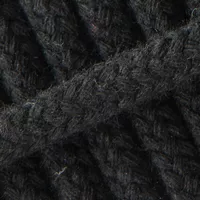 Braided Cotton Rope Black - 10 mm Braided Cotton Rope Black - 10 mm