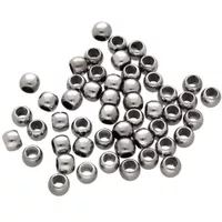 4,5 mm - Satz mit 50 Kunstoff rund - Gun Metal 4,5 mm - Satz mit 50 Kunstoff rund - Gun Metal