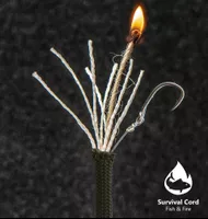 Olive Drab 'Fish & Fire' Paracord 550 Type III Olive Drab 'Fish & Fire' Paracord 550 Type III