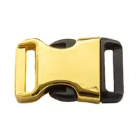 Gold Half-Metal Buckle 5/8 Gold Half-Metal Buckle 5/8