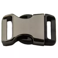 Gun Metal Half-Metal Buckle 3/4 Gun Metal Half-Metal Buckle 3/4