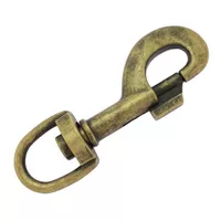 Antique Brass Snap Hook 85 mm - Ø 17 mm Antique Brass Snap Hook 85 mm - Ø 17 mm