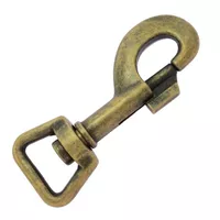 Antique Brass Snap Hook 82 mm - ⧄ 20 mm Antique Brass Snap Hook 82 mm - ⧄ 20 mm