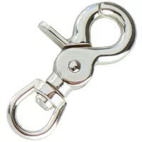 Clip Mousqueton Argent 60 mm Clip Mousqueton Argent 60 mm