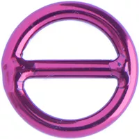 Dunkelrosa 20 x 4 mm Rundringe mit Steg Dunkelrosa 20 x 4 mm Rundringe mit Steg