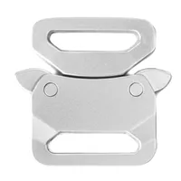 25mm Silver Metal Safe Lock Buckle 25mm Silver Metal Safe Lock Buckle