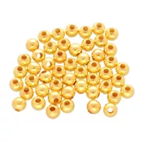8 mm - Satz mit 50 Eisen rund - Gold 8 mm - Satz mit 50 Eisen rund - Gold