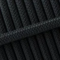 Schwarz - Spun cord - Ø 6mm Schwarz - Spun cord - Ø 6mm