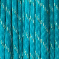 Reflectable Dark Cyan Paracorde 550 Type III Reflectable Dark Cyan Paracorde 550 Type III