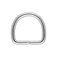 Nickel Plated 16 x 3 mm (H) D-ring Nickel Plated 16 x 3 mm (H) D-ring