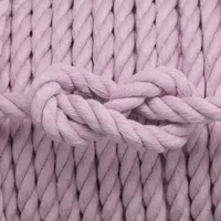 Pastel Lilac Cotton Twisted Rope - Ø 10 mm Pastel Lilac Cotton Twisted Rope - Ø 10 mm