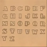 Alphabet Stamp Set - 19 mm (3/4") Alphabet Stamp Set - 19 mm (3/4")