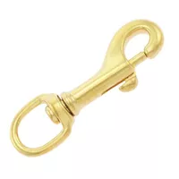 Solid Brass Snap Hook 70 mm - Ø 13 mm Solid Brass Snap Hook 70 mm - Ø 13 mm