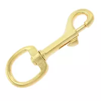 Brass Snap Hook 85 mm - Ø 20 mm Brass Snap Hook 85 mm - Ø 20 mm