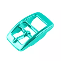 Gürtelschnalle Türkis doppelt gestreift (20 mm) Gürtelschnalle Türkis doppelt gestreift (20 mm)