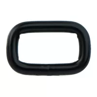 Quadratische Ringe 'Edelstahl' Schwarz 20 x 4 mm Quadratische Ringe 'Edelstahl' Schwarz 20 x 4 mm