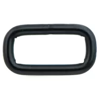 Quadratische Ringe 'Edelstahl' Schwarz 25 x 4 mm Quadratische Ringe 'Edelstahl' Schwarz 25 x 4 mm