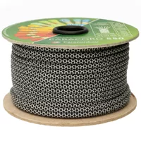 Silver Grey & Black Diamonds Paracord 550 Type III - 30 m Silver Grey & Black Diamonds Paracord 550 Type III - 30 m