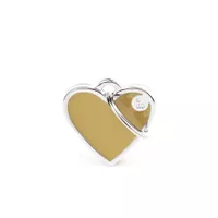 Personalised Handmade Heart Tag (Small) - Brown Personalised Handmade Heart Tag (Small) - Brown