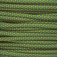 Caribbean Blue & Goldenrod Diamonds Paracorde 550 Type III Caribbean Blue & Goldenrod Diamonds Paracorde 550 Type III