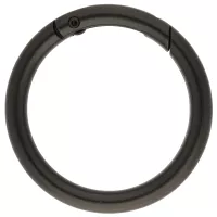 Schwarz 38 x 6 mm Klickring Schwarz 38 x 6 mm Klickring