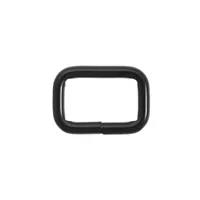 Quadratischer Ring 'Schwarz' 16 x 3 mm Quadratischer Ring 'Schwarz' 16 x 3 mm