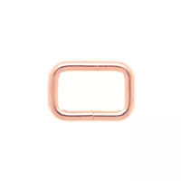 Quadratischer Ring 'Rose Gold' 16 x 3 mm Quadratischer Ring 'Rose Gold' 16 x 3 mm