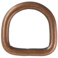 Kupfer 20 x 4 mm D-Ring Kupfer 20 x 4 mm D-Ring