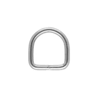 Nickel Plated 12 x 2 mm D-ring Nickel Plated 12 x 2 mm D-ring