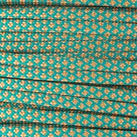 Aquamarine Bleu & Golden Copper Glamour Diamonds Paracorde 550 Type III Aquamarine Bleu & Golden Copper Glamour Diamonds Paracorde 550 Type III