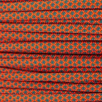 Néon Orange & Teal Diamonds Paracorde 550 Type III Néon Orange & Teal Diamonds Paracorde 550 Type III