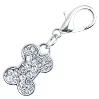 Charme Hundeknochen Kristall Charme Hundeknochen Kristall