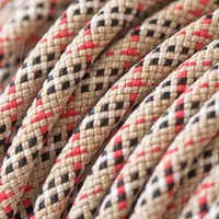 Tartan Beige - Dog Leash Rope - Ø 8 mm PPM Tartan Beige - Dog Leash Rope - Ø 8 mm PPM