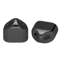 20 mm 'Gun Metal' Doppelendkappe für Schlüsselanhänger 20 mm 'Gun Metal' Doppelendkappe für Schlüsselanhänger