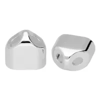 20 mm 'Silber' Doppelendkappe für Schlüsselanhänger 20 mm 'Silber' Doppelendkappe für Schlüsselanhänger