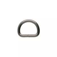Gun Metal 16 x 3 mm D-Ring Gun Metal 16 x 3 mm D-Ring