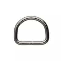 Gun Metal 20 x 3 mm D-Ring Gun Metal 20 x 3 mm D-Ring