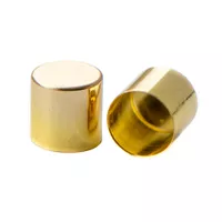 Metall Schnur Endkappe Gold 6 mm - 10 Stücke Metall Schnur Endkappe Gold 6 mm - 10 Stücke