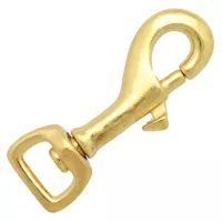 Solid Brass Snap Hook 72 mm - ⧄ 16 mm Solid Brass Snap Hook 72 mm - ⧄ 16 mm