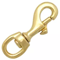 Brass Snap Hook 77 mm - Ø 14 mm Brass Snap Hook 77 mm - Ø 14 mm